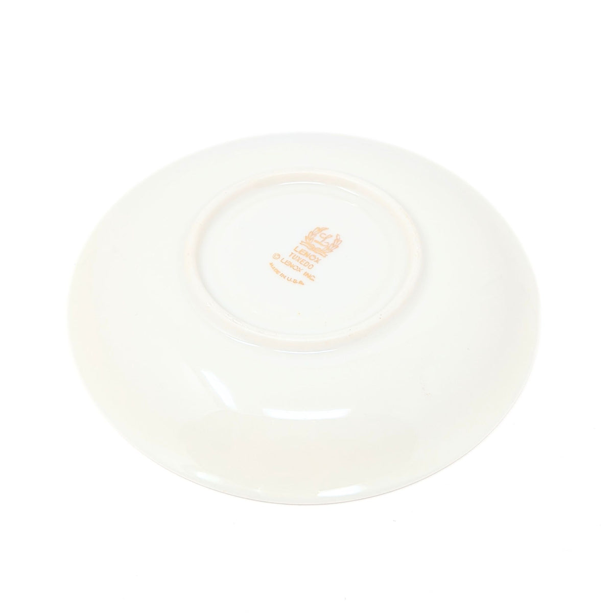 Lenox "Tuxedo" Set of 11 Saucers (Gold Backstamp)