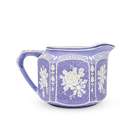 Nippon Lavender Moriage "Jasperware" Cream & Lidded Sugar