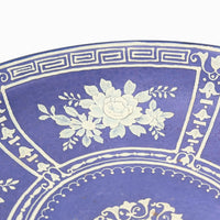 Nippon Lavender Moriage "Jasperware" Compote