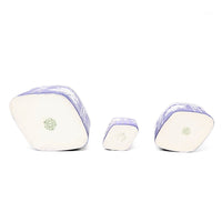Nippon Lavender Moriage "Jasperware" 3pc Set