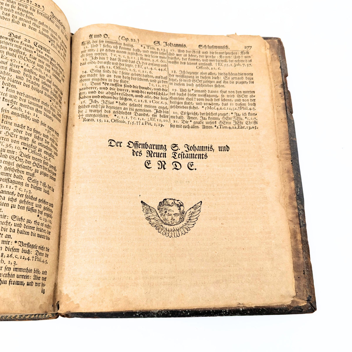 1763 German Bible Published in Germantown, PA by Christoph Sauer II