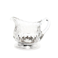 T. G. Hawkes Co. Sterling Footed Crystal Cream & Sugar