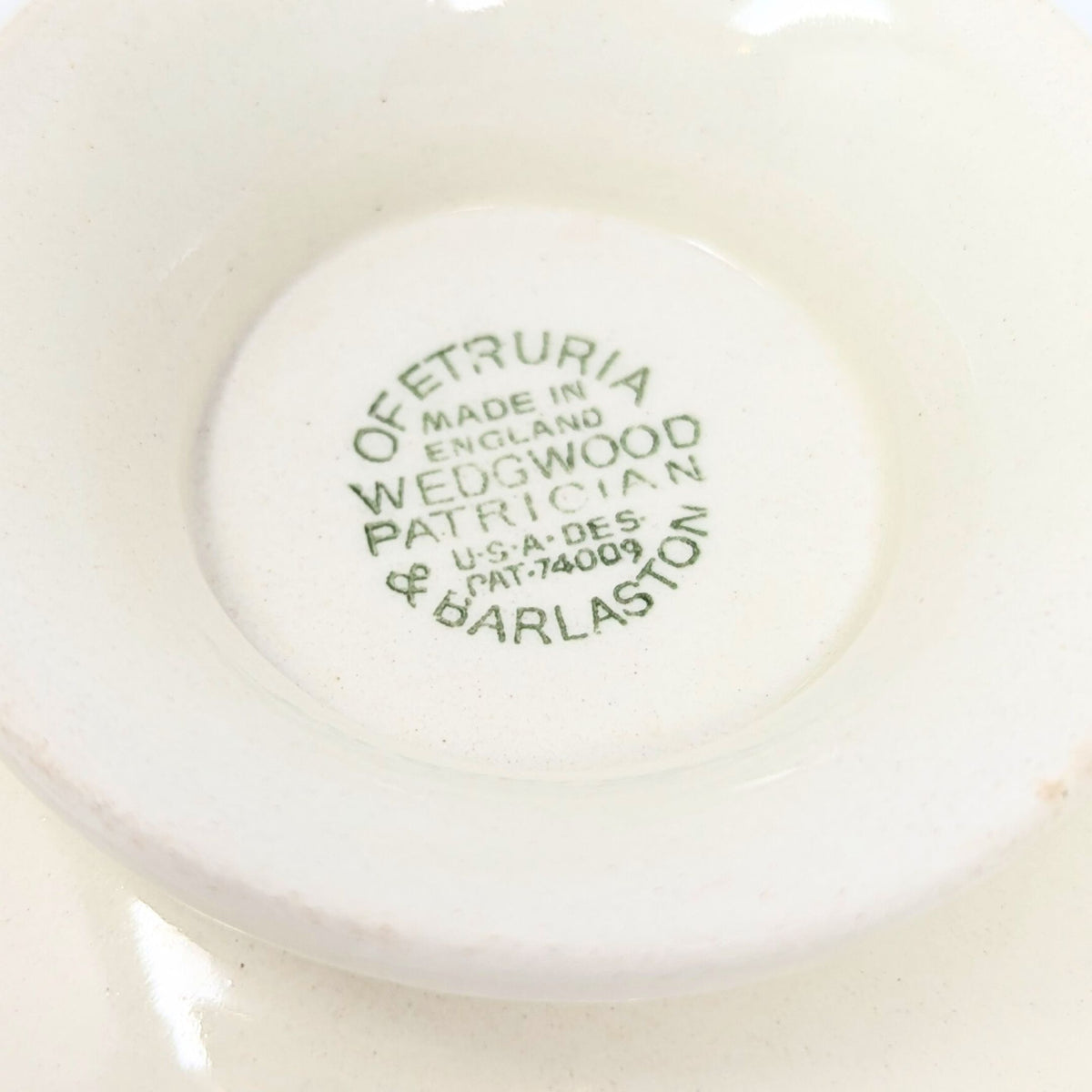 Wedgwood "Patrician" Ivory 7pc Teacup & Saucer Set