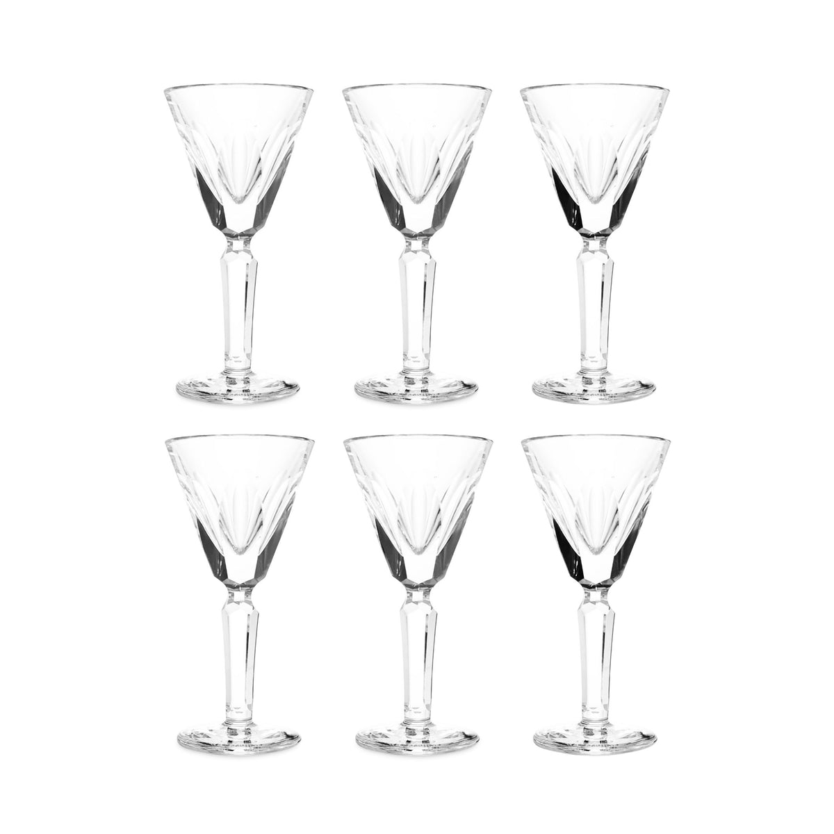 Waterford Crystal "Sheila" Set of 6 Cordial Glasses