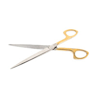 Vintage Crane Brand Italian Desk Top Scissors & German Leather Case