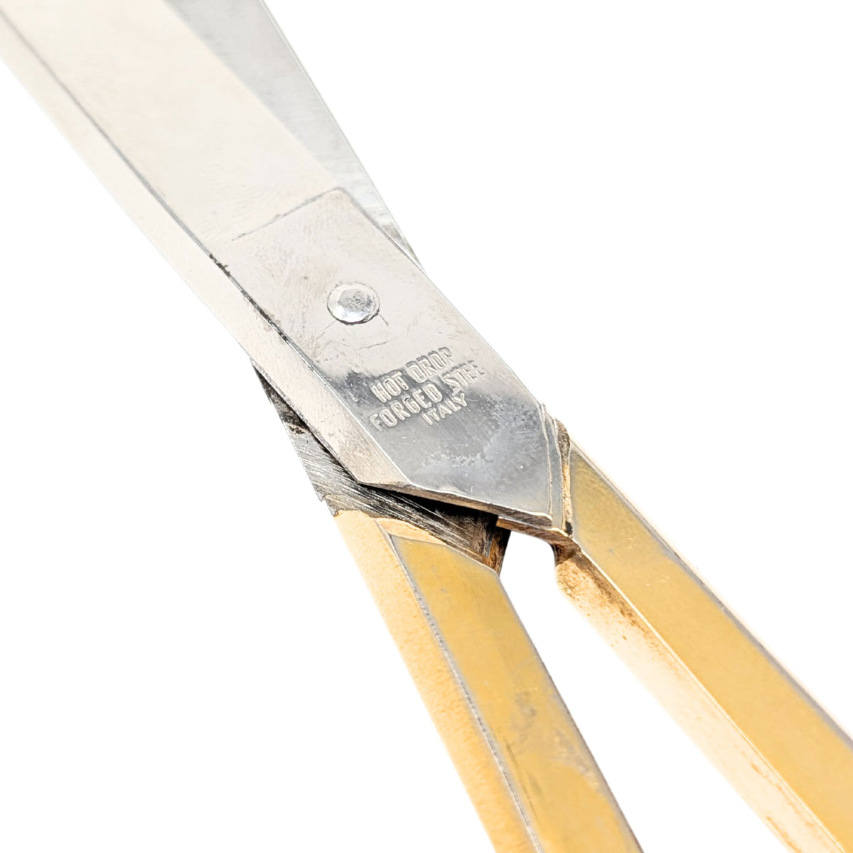 Vintage Crane Brand Italian Desk Top Scissors & German Leather Case