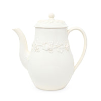Wedgwood Queensware Cream on Cream Coffee Pot, Cream, & Sugar (3pcs)