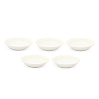 Wedgwood Queensware Cream on Cream Fruit/Dessert Bowls (5)