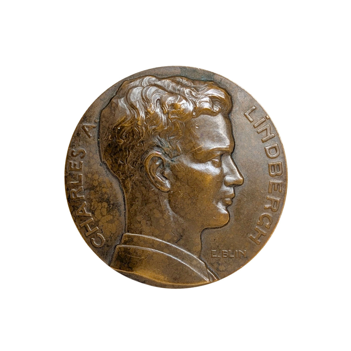 Charles Lindbergh Spirit of St. Louis 1927 Commemorative Medal