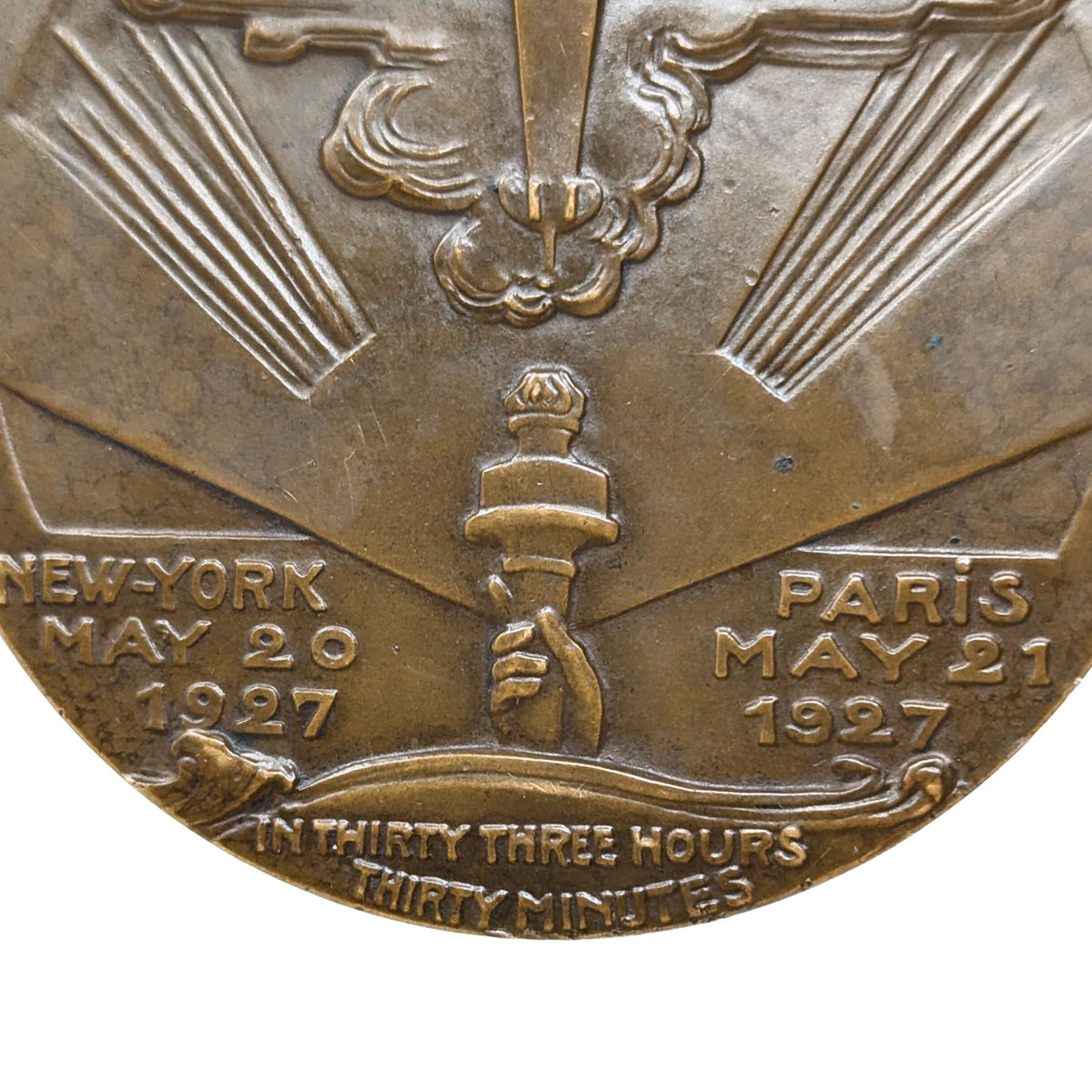 Charles Lindbergh Spirit of St. Louis 1927 Commemorative Medal