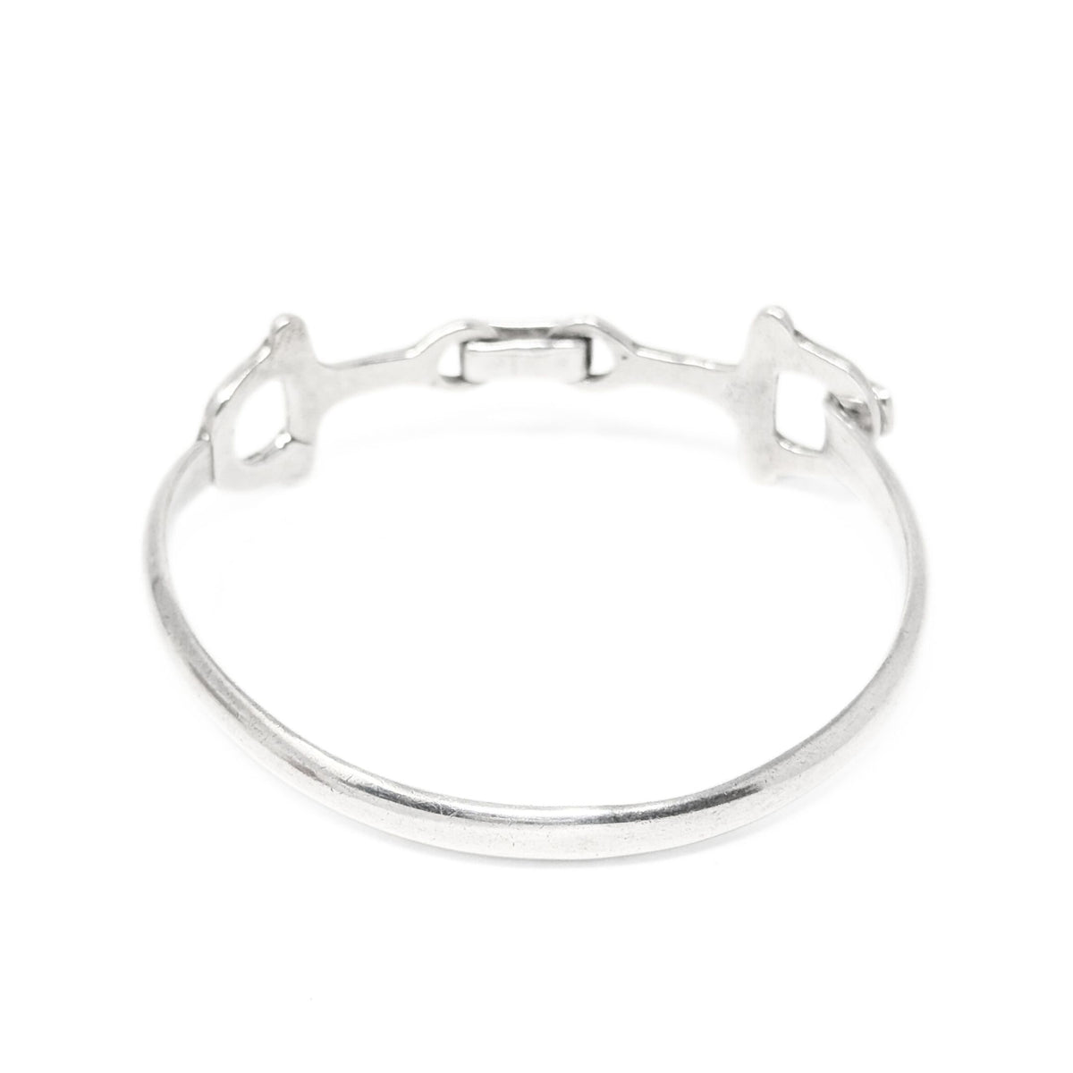 Sterling Silver Equine/Horse Bit Bangle Bracelet