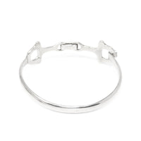 Sterling Silver Equine/Horse Bit Bangle Bracelet