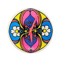 1960's Peter Max "Daisy Reflection" Psychedelic Wall Clock by General Electric