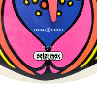 1960's Peter Max "Daisy Reflection" Psychedelic Wall Clock by General Electric