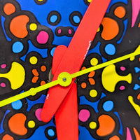 1960's Peter Max "Daisy Reflection" Psychedelic Wall Clock by General Electric