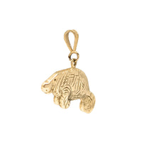14K Gold Manatee Pendant /Charm