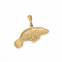 14K Gold Manatee Pendant /Charm