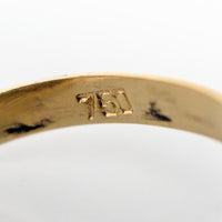 18K Gold Sputnik Kaleidoscope Gemstone Ring - Size 7
