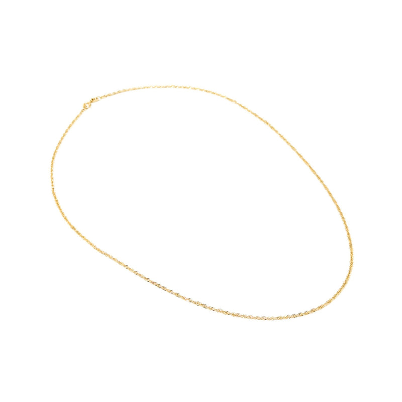 Italian 14K Gold 20” Double Link Necklace