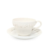 Wedgwood Queensware Cream on Cream 13pc Teacup & Cream Soup Set