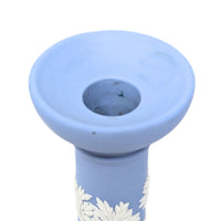 Wedgwood Pale Blue Jasperware 6 3/4" Candlesticks (Pair)