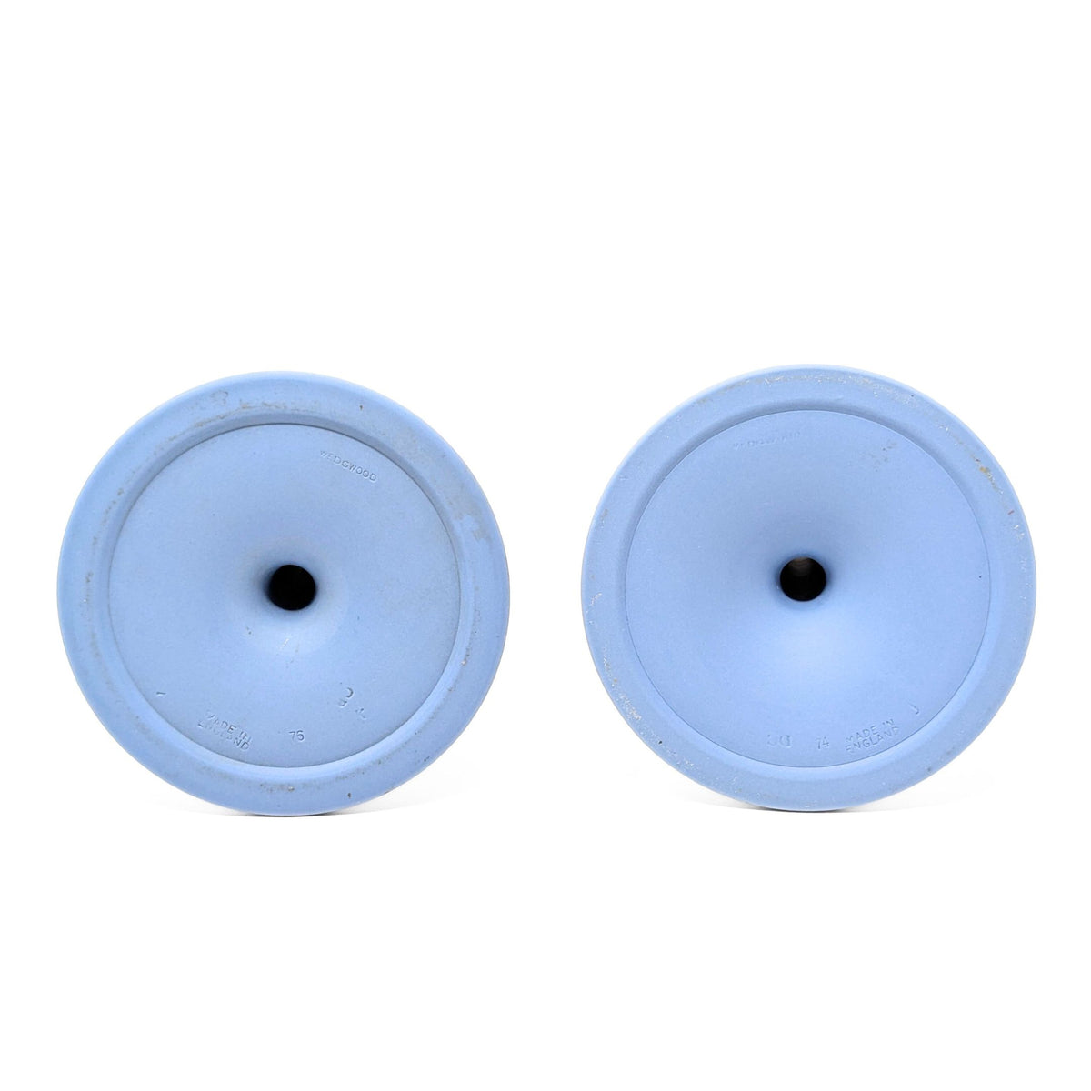 Wedgwood Pale Blue Jasperware 6 3/4" Candlesticks (Pair)