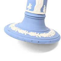 Wedgwood Pale Blue Jasperware 6 3/4" Candlesticks (Pair)
