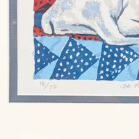 Limited Edition "At Rest" Signed Jack Russel Serigraph by Ed Bordett
