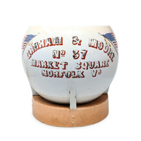 Graham & Moore Norfolk, VA 13" Ceramic Advertising Vessel ca. 1900