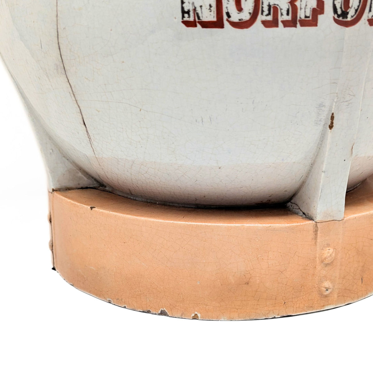 Graham & Moore Norfolk, VA 13" Ceramic Advertising Vessel ca. 1900
