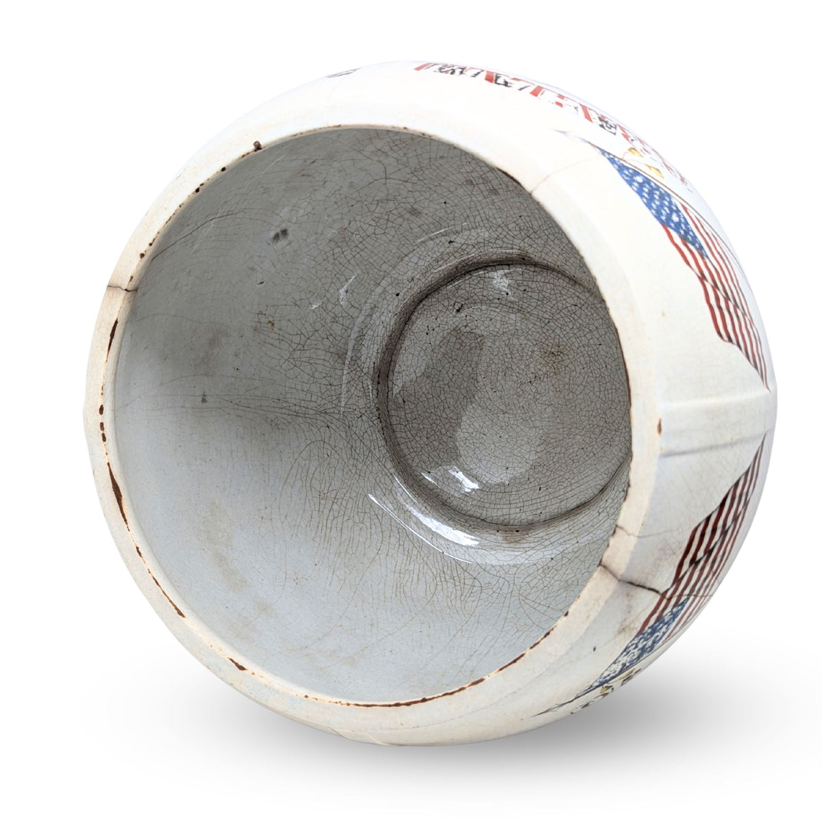 Graham & Moore Norfolk, VA 13" Ceramic Advertising Vessel ca. 1900
