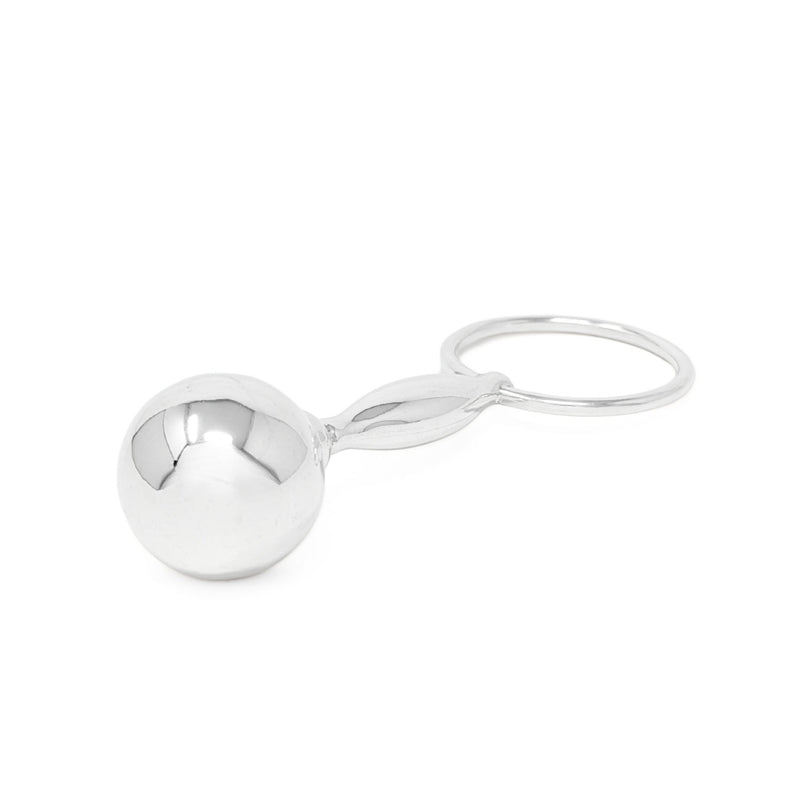 Sterling Baby Rattle & Teething Ring