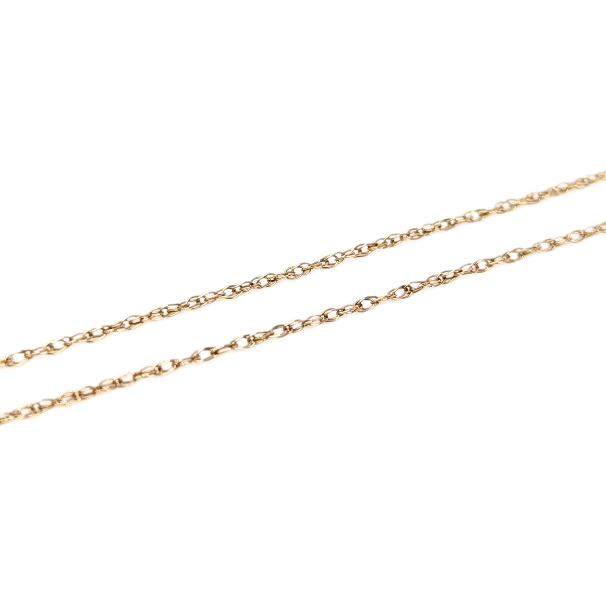 14K/10K Gold 18” Emerald & Diamond Pendant Necklace