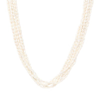 Rice Pearl 20” Multi-Strand Necklace