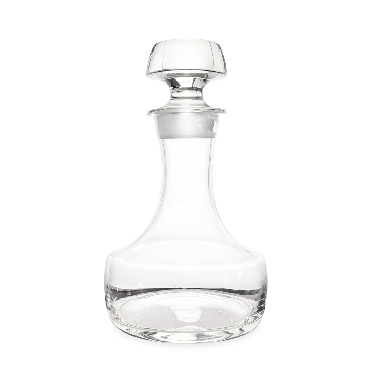 Mid-Century Danish Modern Crystal Glass Decanter