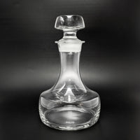 Mid-Century Danish Modern Crystal Glass Decanter