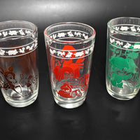 1950's Kraft "Swanky Swig" Animal Juice Glasses (9)