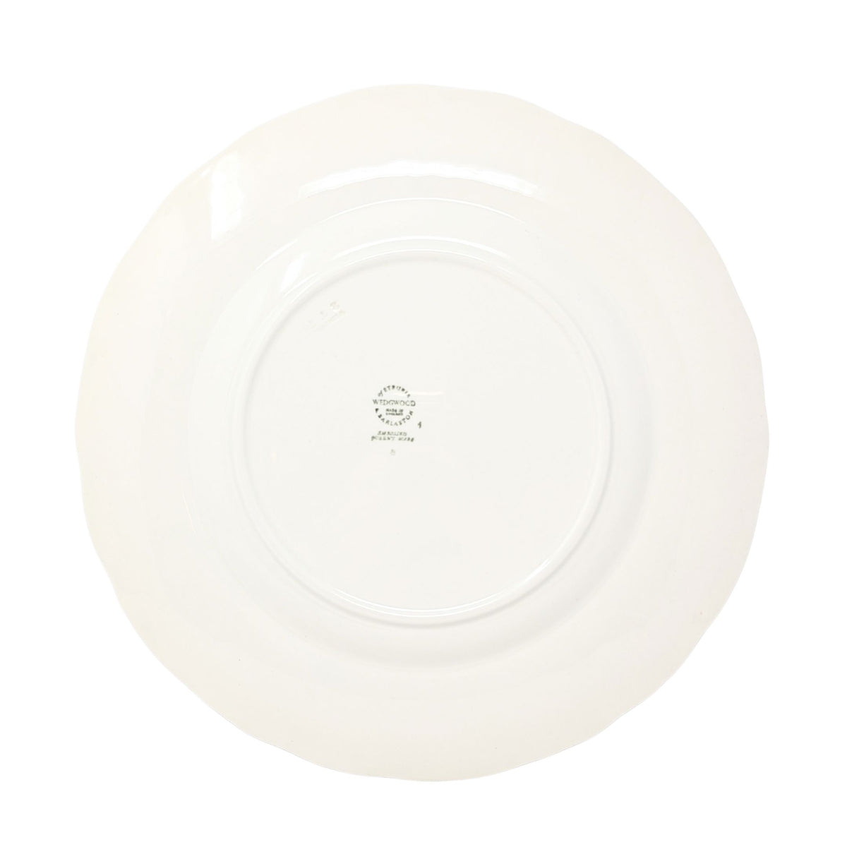 Wedgwood "Lavender on Cream" Shell Edge 10 5/8" Dinner Plates (Set of 4)