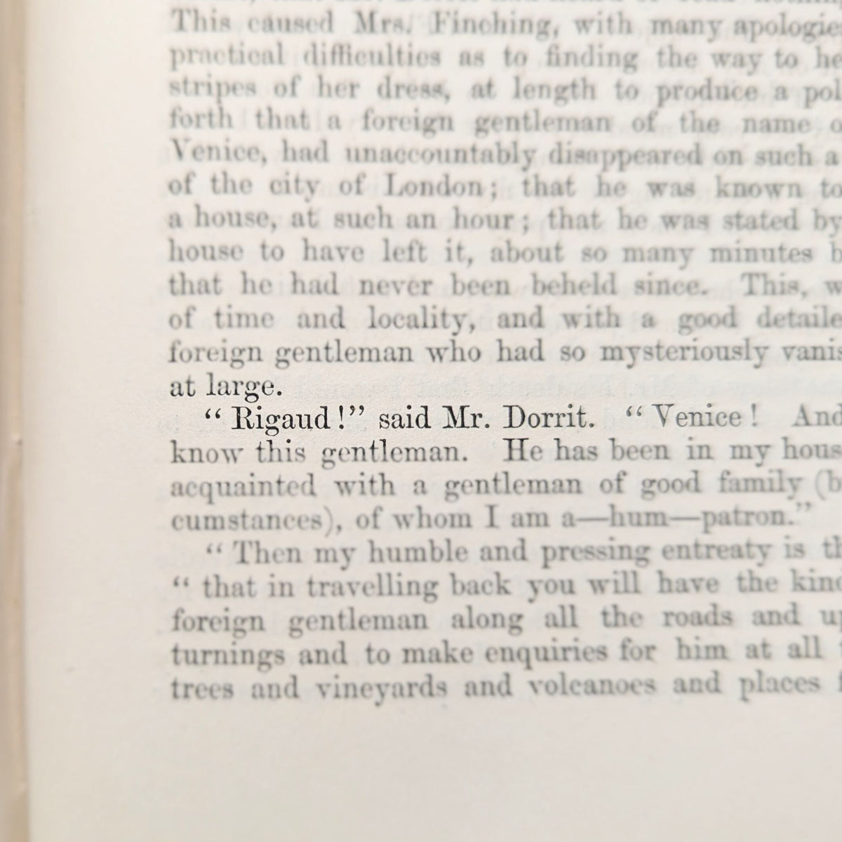 Little Dorrit by Charles Dickens, First Edition, 1857