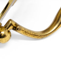 Henkel Harris Solid Brass Replacement Queen Anne Drawer Pulls (6)