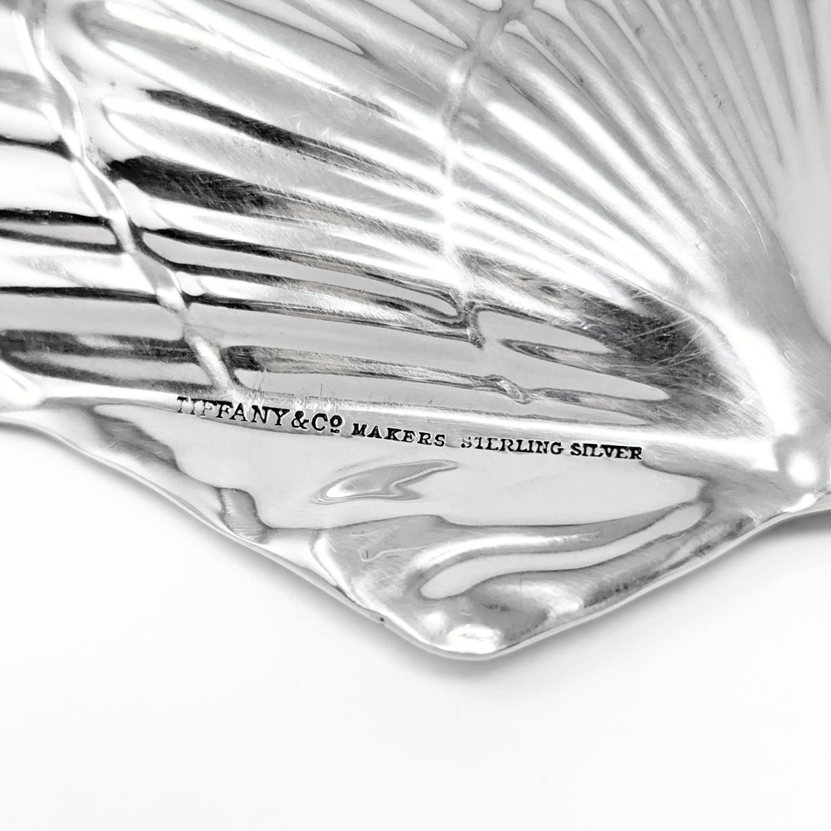 Tiffany & Co. Sterling Silver Scallop Shell Trinket Dish