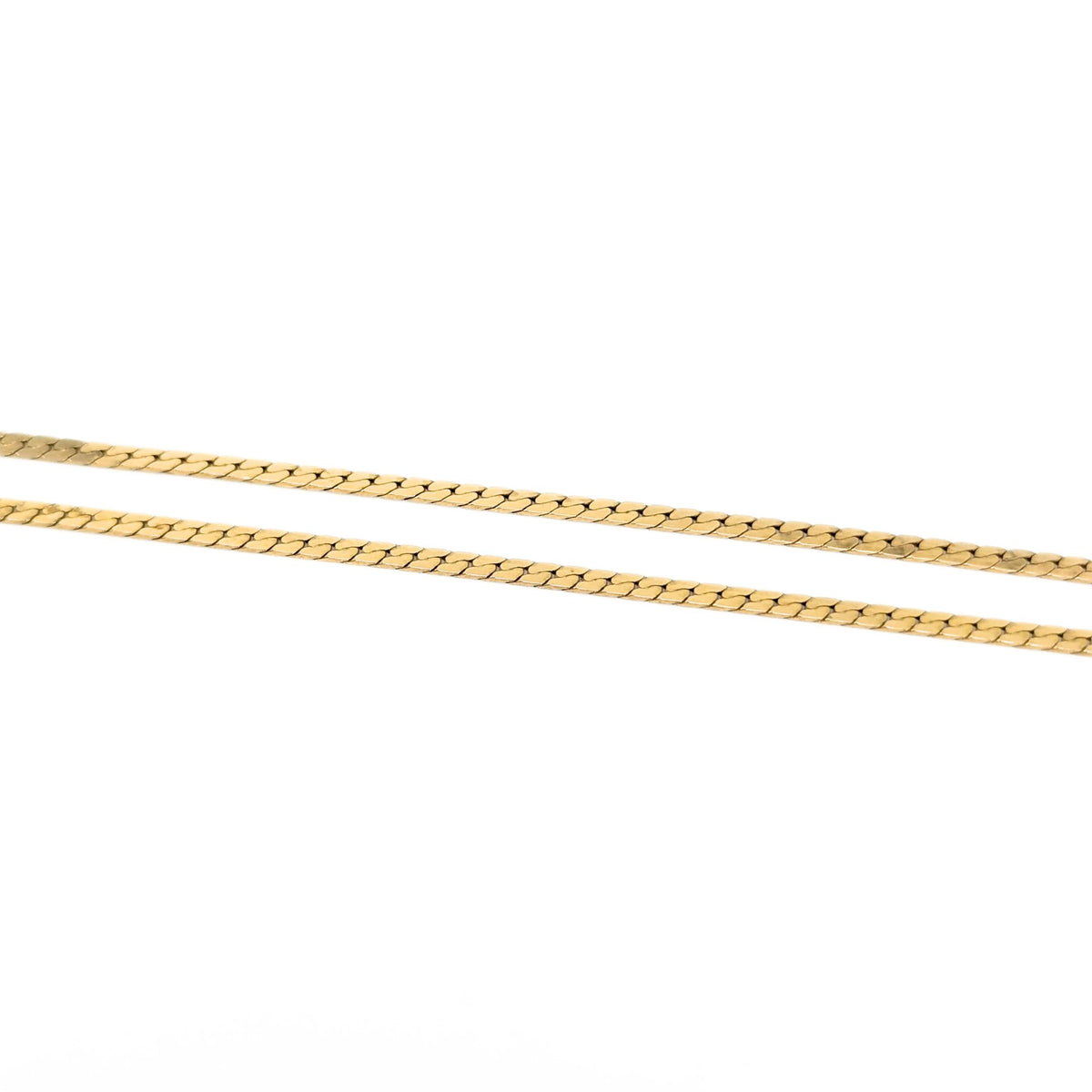 14K Gold Italian 18” 1.7mm Curb Chain Necklace