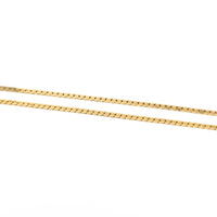 14K Gold Italian 18” 1.7mm Curb Chain Necklace