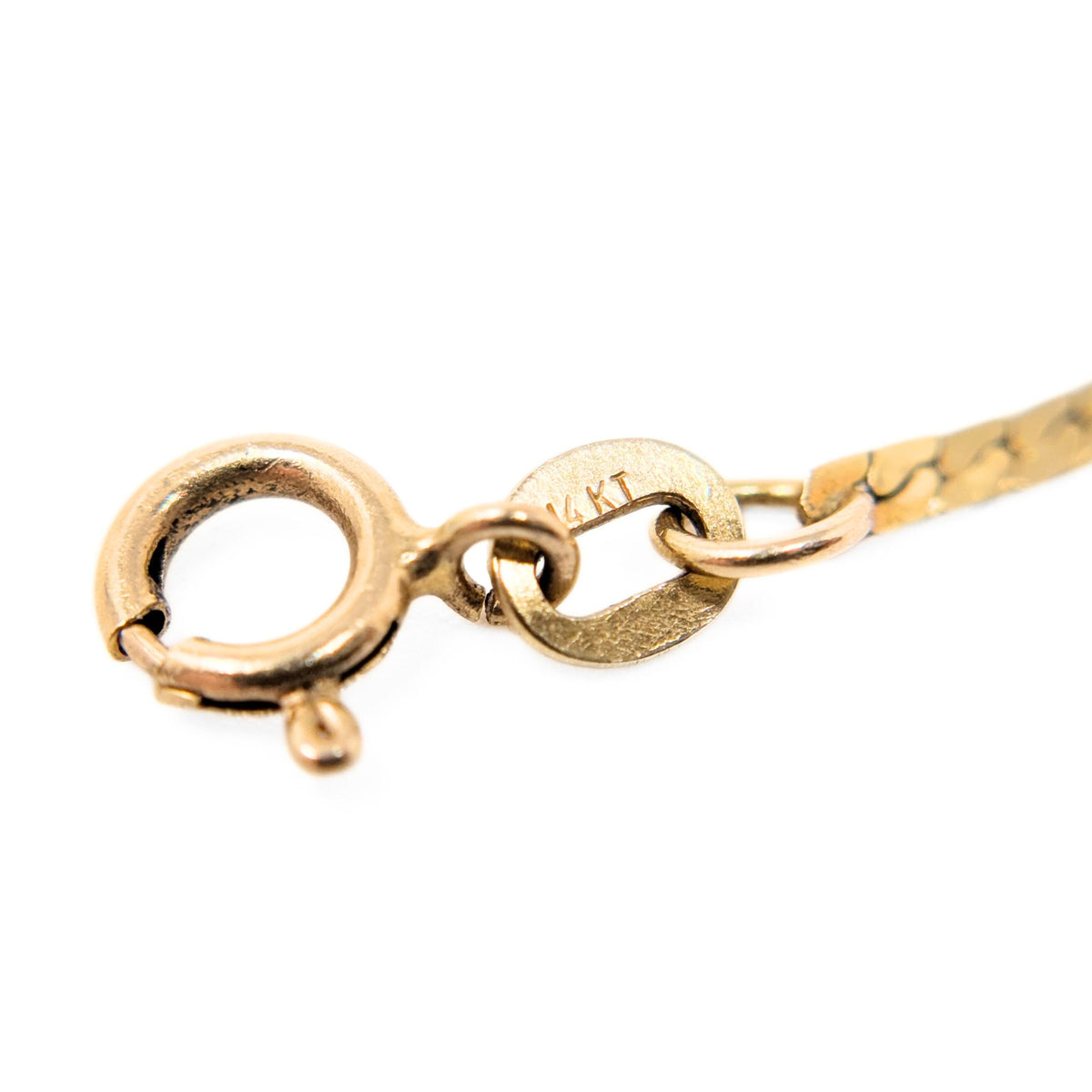 14K Gold Italian 18” 1.7mm Curb Chain Necklace