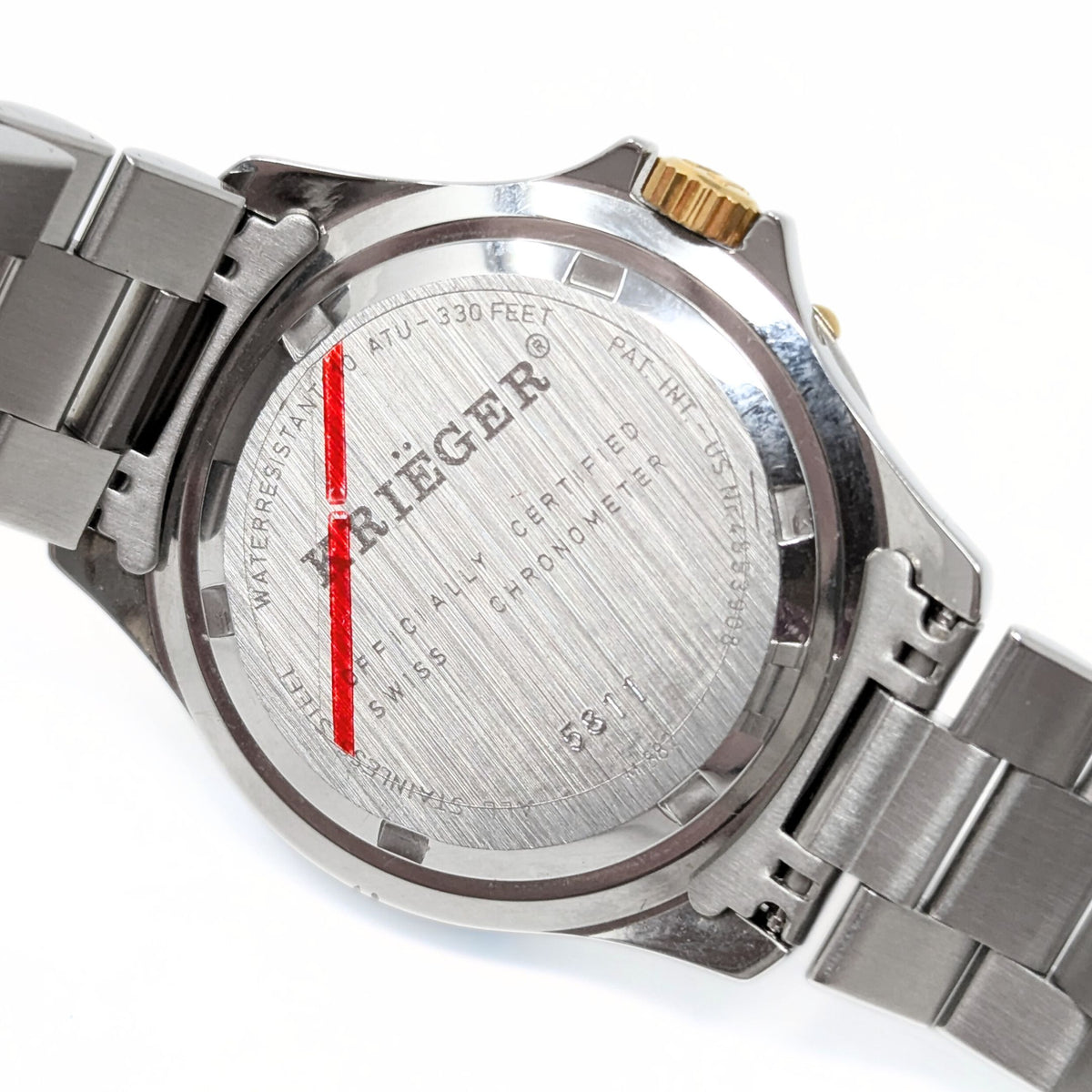 Krieger M882 Tidal Chronometer Quartz 18K Gold/Stainless Steel Watch