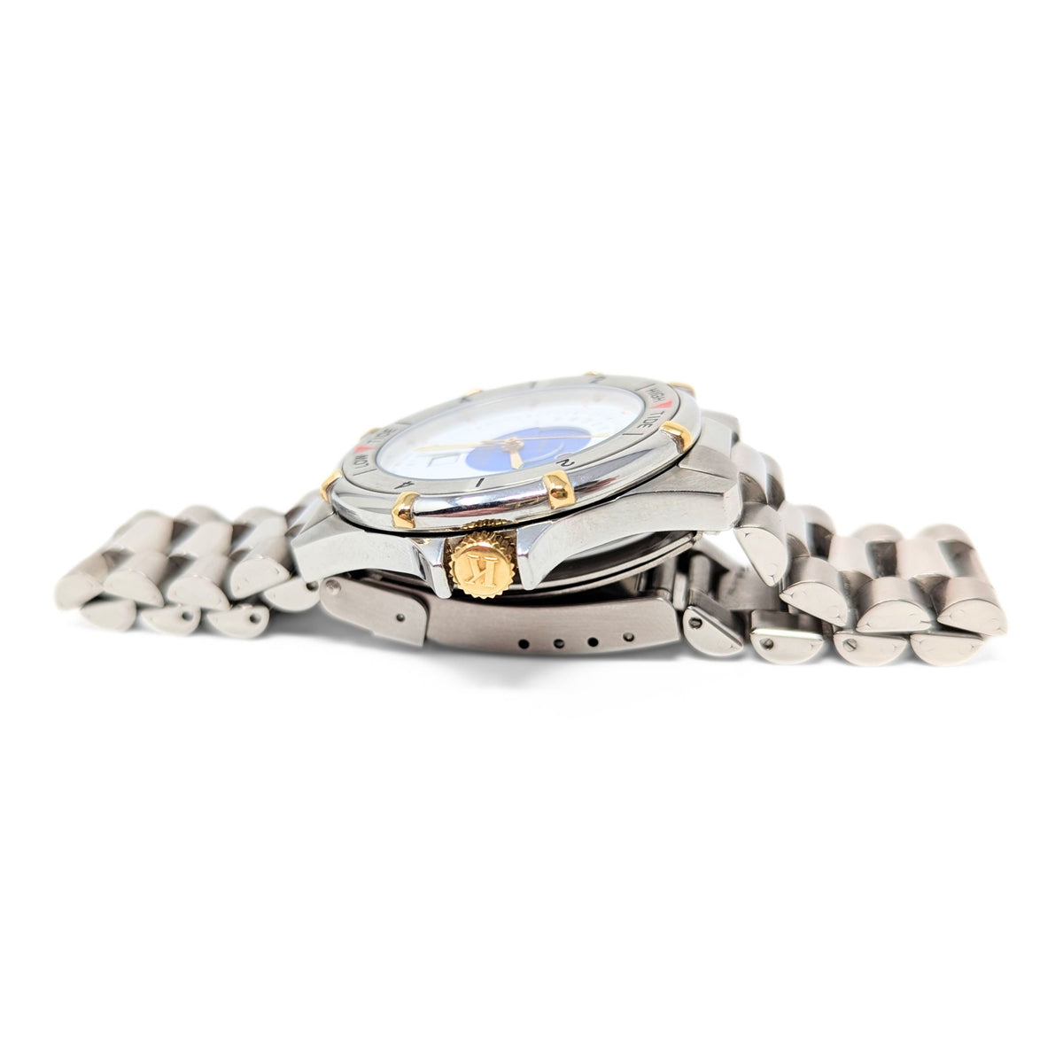 Krieger M882 Tidal Chronometer Quartz 18K Gold/Stainless Steel Watch