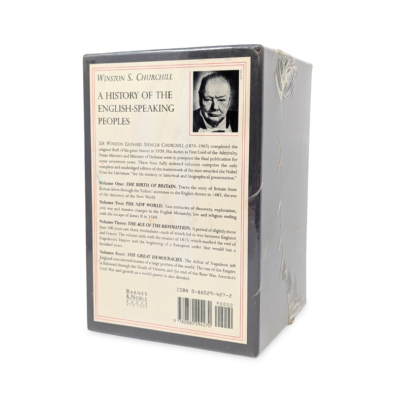 A History of the English Speaking Peoples, Winston Churchill, 4 Volume Boxed Set