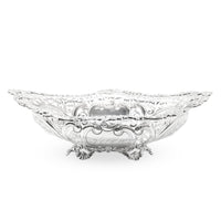 Howard & Co. Sterling Silver Victorian Monogrammed Bread Basket