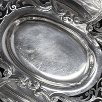 Howard & Co. Sterling Silver Victorian Monogrammed Bread Basket