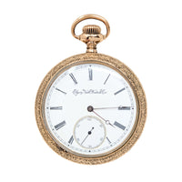 Elgin Gold Filled 1891 Model 2 16S 15J Railroad Pocket Watch